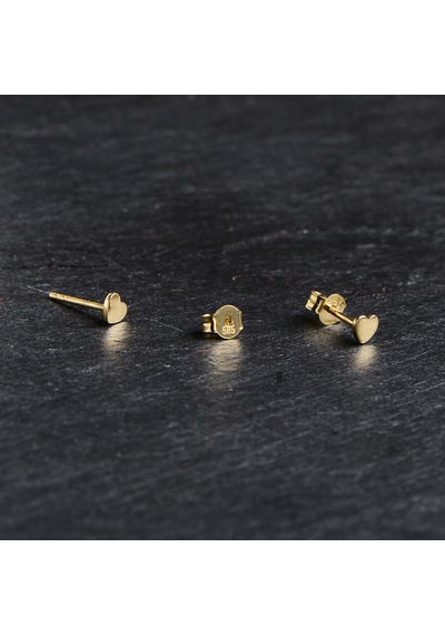 Goldkupe 14 Ayar Altın Minik Kalp Küpe 0,58 Gr-2144