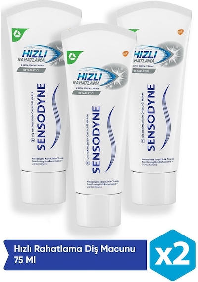 Sensodyne Diş Macunu Onarım Ve Koruma Beyazlatıcı 75 Ml 3 Adet
