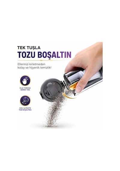 Bagajon Cs86 Plus Max 16.000 Pa Şarjlı Kablosuz El Süpürgesi Fırçasız Motorlu Araç Süpürgesi Kahve-gri