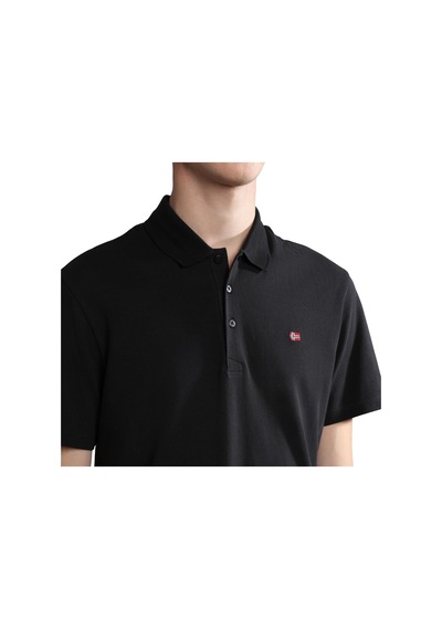 P0a4h8b0411-r Napapijri Ealıs Ss Sum Erkek T-shirt Siyah P0a4h8b0411-r Siyah