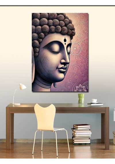 Kanvas Tablo Buda Ve Meditasyon Huzuru 50cmx70cm