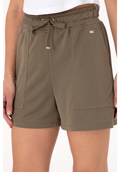 U.S. Polo Assn. Kadın Vizon Modal Karışımlı Örme Şort 50306735-VR052 U.S. Polo Assn. Kadın Vizon Modal Karışımlı Örme Şort 50306735-VR052