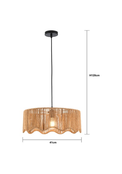 Cosmo Hasır Rattan Bohem Model Sarkıt Koridor, Salon Avize Diğer