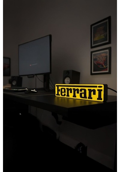Ferrari Tasarımlı Dekoratif Aydınlatma Çok Renkli