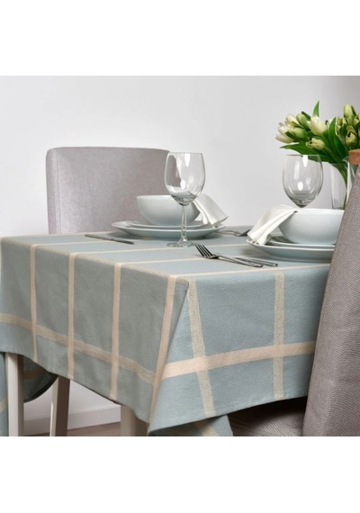 Ikea Enıssoga Masa Örtüsü 145 X 240 Cm Bej - Lacivert Lacivert - Bej