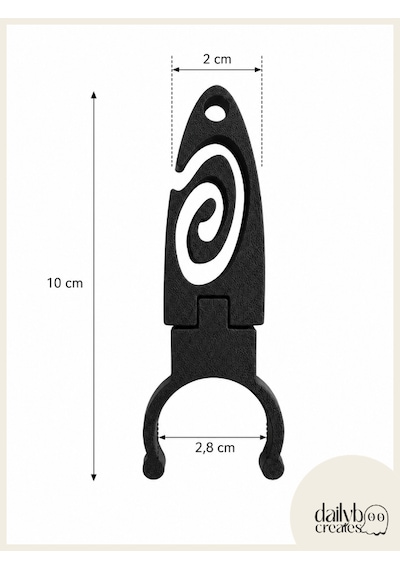 Sup/kano Siyah Kürek Sabitleme Aparatı 2'li Set -paddle Board Kürek Tutucu Klips-kayma Önleyici Kürek Aksesuarı