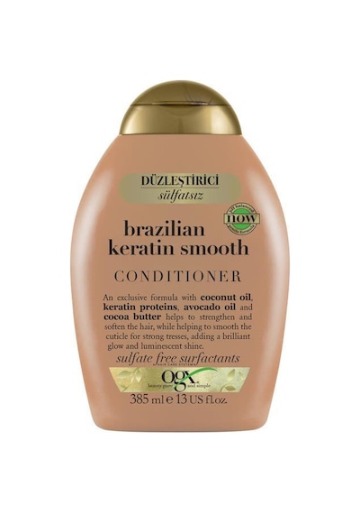 OGX Düzleştirici Brazilian Keratin Smooth Sülfatsız Bakım Kremi 385 ML