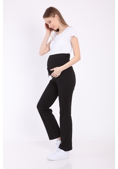 Luvmabelly Myra8500 Beli Ayarlanabilir Hamile Günlük Ev Pantolonu -siyah-siyah