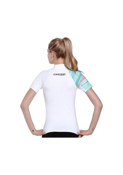 Cressi Shield Lady Beyaz-açık Mavi Rash Guard Xlarge