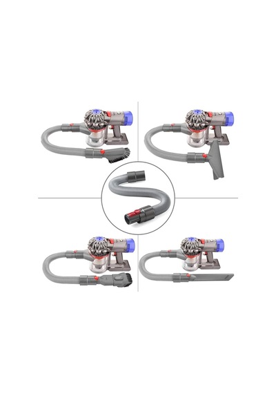 Dyson V7 V8 V10 V11 V15 Uyumlu Esnek Hortum - 150cm Uzatılabilir Dar Alan Temizleme Aparatı