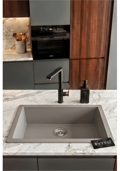 Gordion 60 Granit Eviye Gri Gri