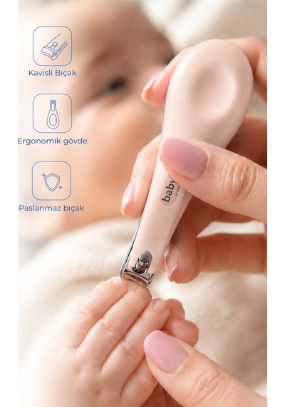 Babyjem Kolay Kavrama Bebek Tırnak Makası Pembe