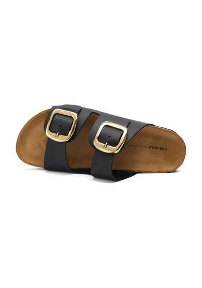 Terlik Kadın 17p8 Frau London Leather Nero Null Siyah