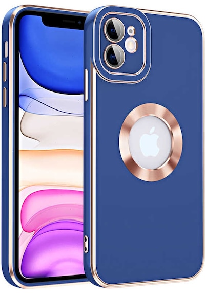 Goocamp Apple Uyumlu iPhone 12 Kongo Kılıf-lacivert Lacivert