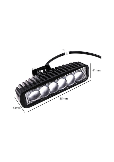 Knmaster Olana 18w 6 Ledli Motosiklet / Off Road Led Sis Farı Tak N11.4902