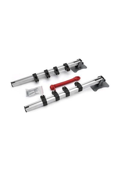 Exizticaret Sabit Makaralı Katlanır Metal Çamaşır Askılığı Seti 01 Exiznm184 Çok Renkli