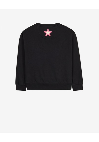 Skechers G Lw Collage Sweatshirt Büyük Kız Çocuk Siyah Sweatshirt Sk2620117-3817
