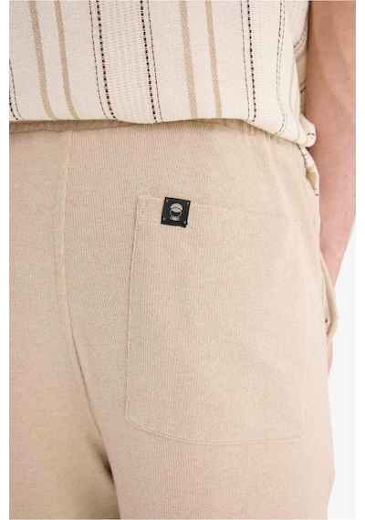 DeFacto Beli Bağcıklı Wide Leg Geniş Paça Eşofman Altı E5212AX25SMBG170