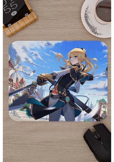 Jean Genshin Impact Anime Gacha V3 - 22x18 Gaming Mouse Pad Fare Altlığı