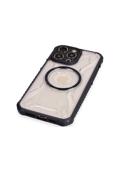 Apple iPhone Uyumlu  13 Pro Uyumlu Kılıf Prag Magneticsafe Kapak - Siyah