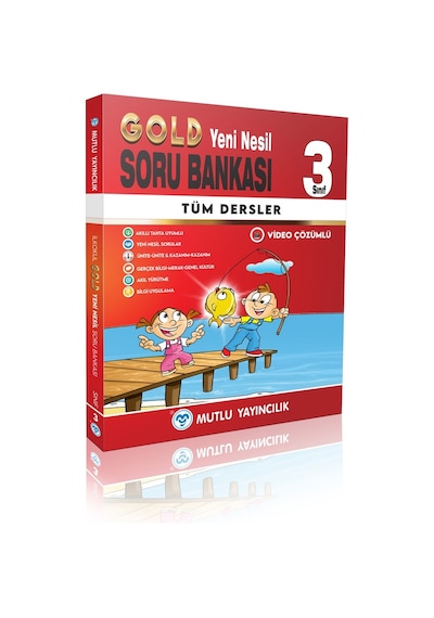 Mutlu Yayınları 3.Sınıf Gold Yeni Nesil Soru Bankası