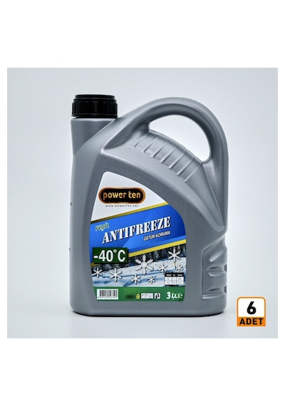 Yeşil Antifriz -40 C 3 Litre 6 Adet Organik Konsantre