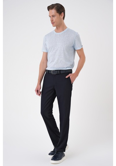 Efor Comfort Fit Beli Lastikli Lacivert Jogger Pantolon P 1185 Lacivert