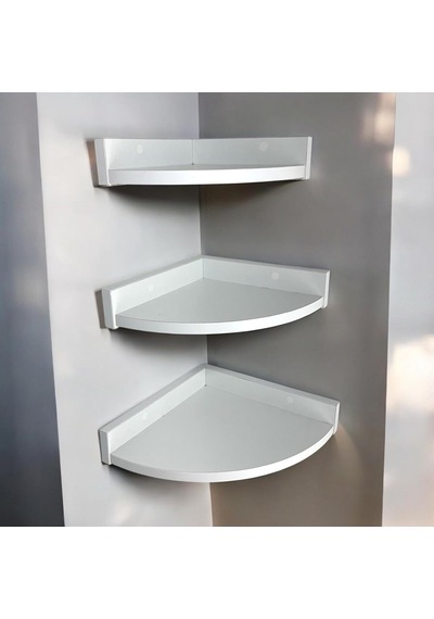 3'lü Üçgen Köşe Raf 31 X 26 X 23 Çok Renkli