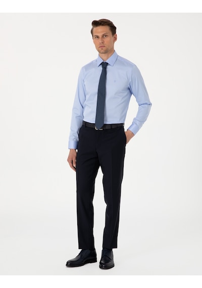 Pierre Cardin Erkek Koyu Mavi Gömlek Basic 50305127-vr032 Koyu Mavi