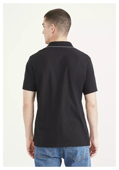 Dockers Erkek Regular Fit Polo Yaka Pike Kumaş Kısa Kollu T-shirt 25ya3027-0009 Siyah