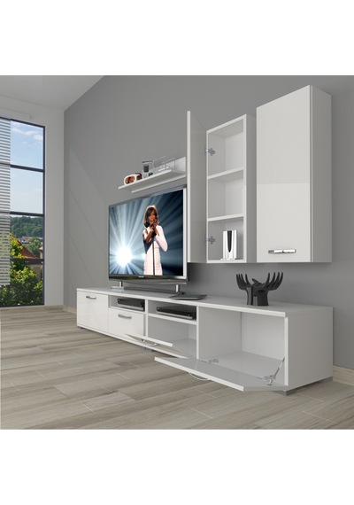 Decoraktiv Eko 5220d Mdf Tv Ünitesi Tv Sehpası Beyaz