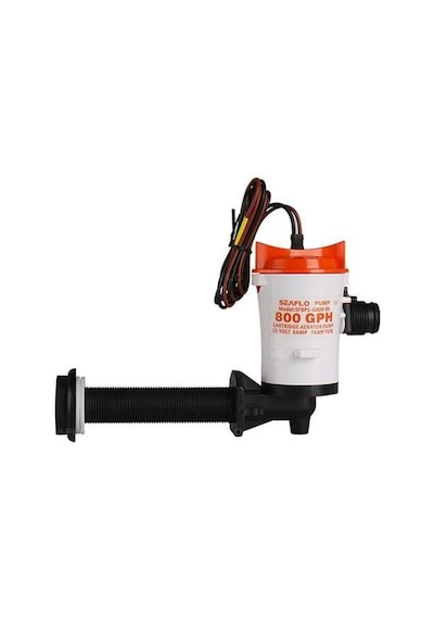 Seaflo Sfbp1-g800-05 Yatay 90 Derece Livar Pompa 12 Volt 800 Gph 4 Amper 3/4'' Çıkış