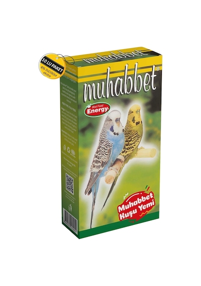 Energy Muhabbet Muhabbet Kuşu Yemi 10 x 300 G