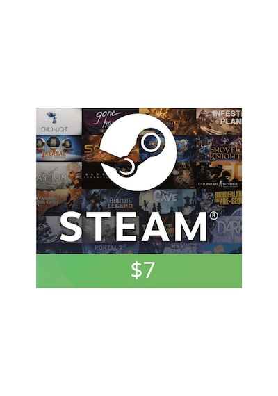 Steam Cüzdan Bakiyesi 7 Usd Hediye Kartı Gift Card