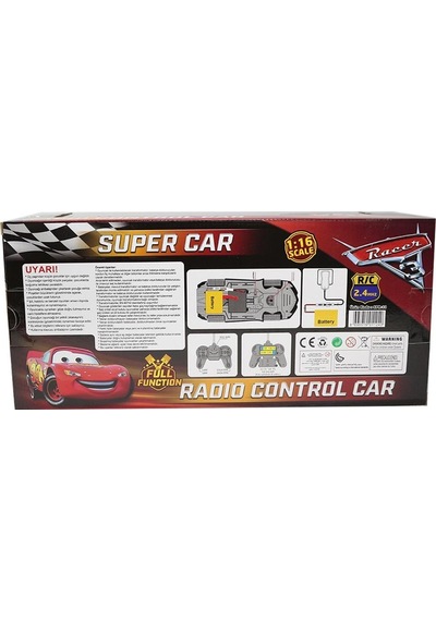 Uzaktan Kumandalı Cars Araba 1 16 26 Cm