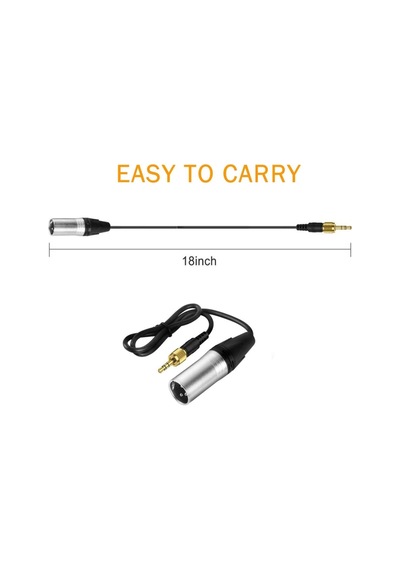Comica Cvm-dl-xlr Erkek 3.5mm Trs Alıcısı İçin Ses Kablosu