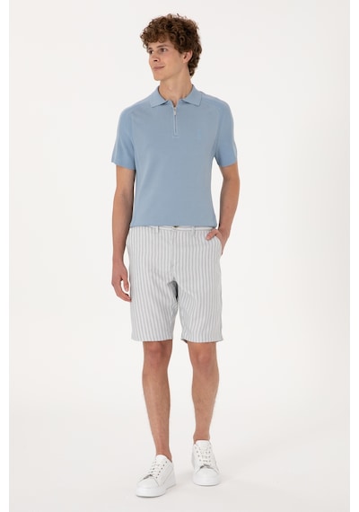 U.s. Polo Assn. Erkek Açık Gri Şort / Bermuda 50300135-vr001 Acık Grı