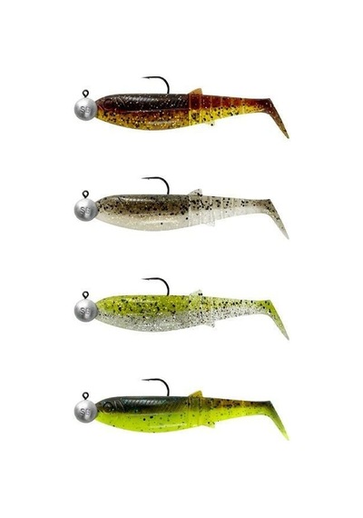 Savage Gear Cannibal Shad 12.5cm 20gr+12.5gr 5/0 Clear Water 4+4 Adet Sahte Balık