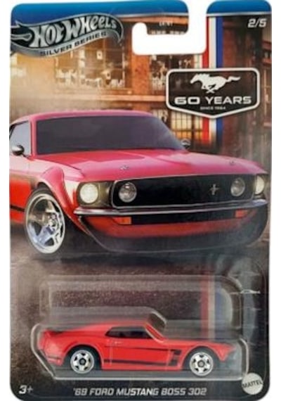 Hot Wheels Silver Series '69 Ford Mustang Boss 302 Jby51 Çok Renkli