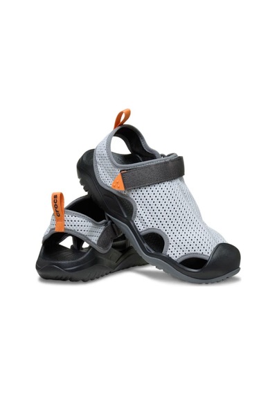 Crocs Swiftwater Prm Mesh Deck M Mirage Erkek Sandalet-8473 Gri