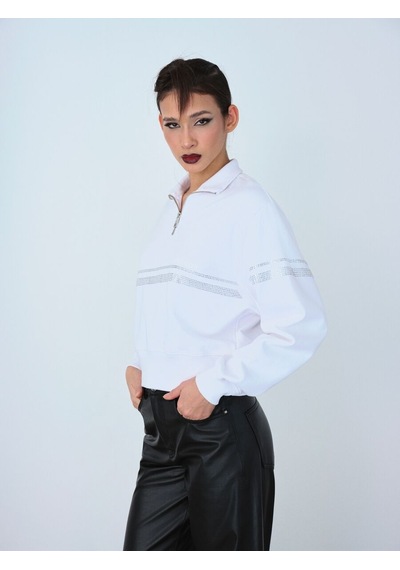 LOFT Oversize Kadın Sweatshirt Lf2037231 Q1.v1 Beyaz
