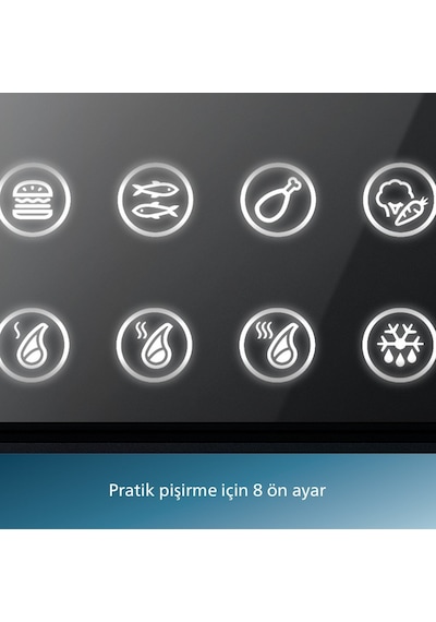 Philips 7000 Serisi Izgara Ve Tost Makinesi, Hassas Dijital Kontrol, Izgara İçin Tam Açılır, Ayarlanabilir Çıkarılabili