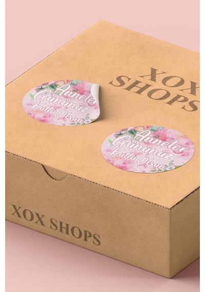 Anneler Gününüz Kutlu Olsun Sticker 3x3cm St2368 Çok Renkli