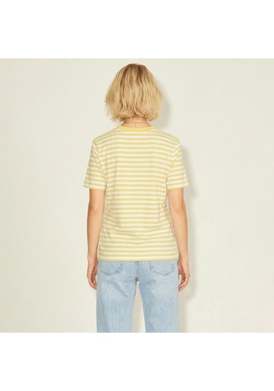 Jjxx Anna Ss Reg Every Stripe Kadın Sarı Tişört