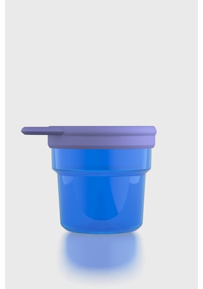 Renga Nest Kids 250 Ml Silikon Kapaklı Pp Atıştırma Kabı 222058 Turkuaz-mor