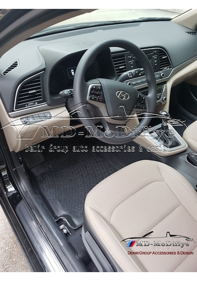 Hyundai Elantra Paspas. Yeni Elantra 3D Havuzlu Paspas. 2016-