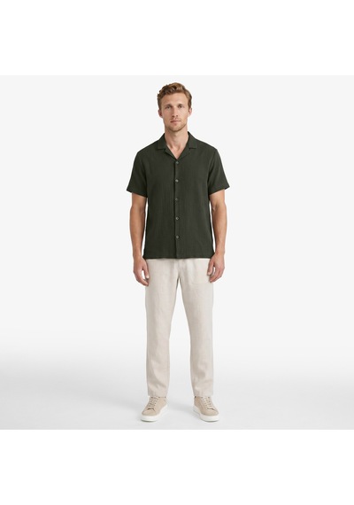Nautica Erkek Yeşil Regular Fit Kısa Kollu Gömlekdüzw65460t