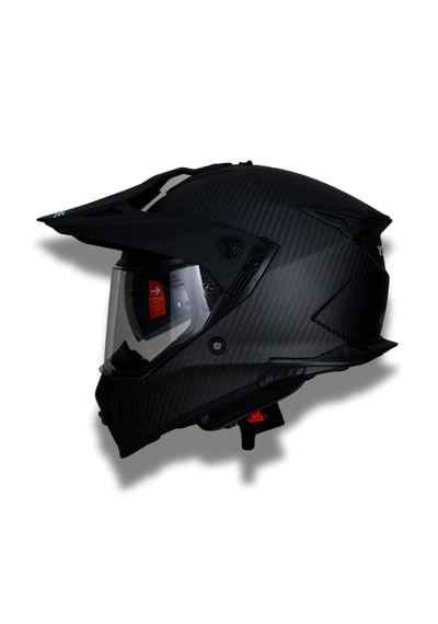 Yohe FG601 Çift Vizör Full Face Motosiklet Kaskı Mat Siyah
