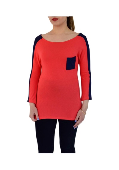 Kadın Kayık Yaka Turuva Kol Sweatshirt Brg-35341 001