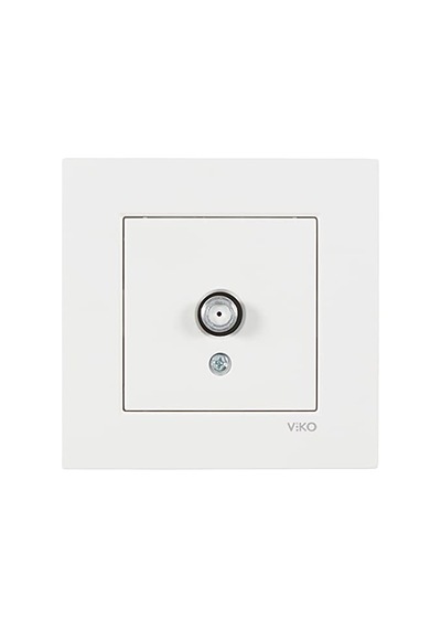 Viko Karre Beyaz Uydu Prizi F Kon-10 Db A.opp Enerji Sınıfı A